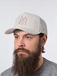Бейсболка NEW ERA арт. 60758973 New York Yankees MLB (светло-серый)